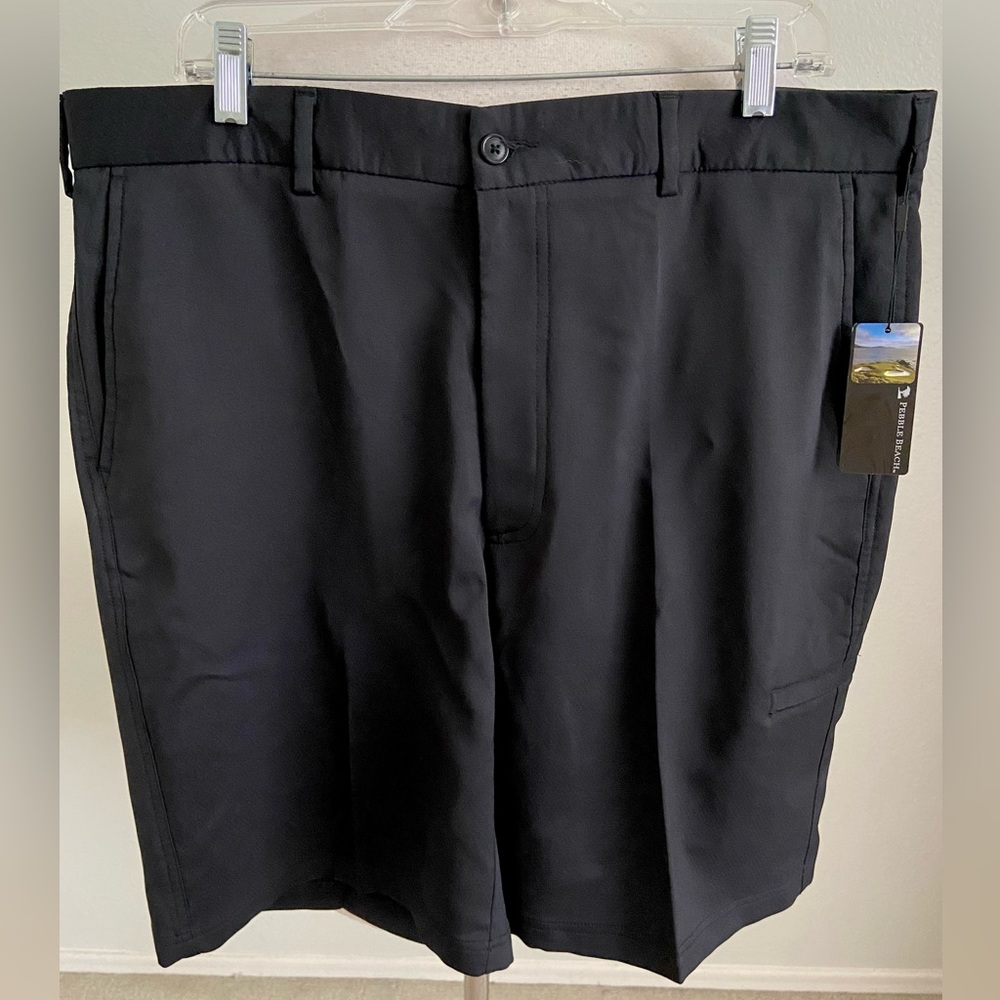 NWT Pebble Beach Men’s Golf Shorts Black Size 38 MSRP$60
